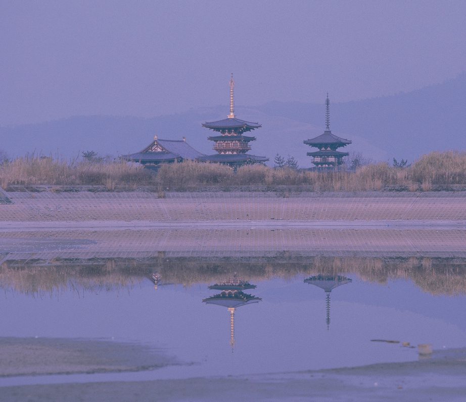 奈良・薬師寺にて